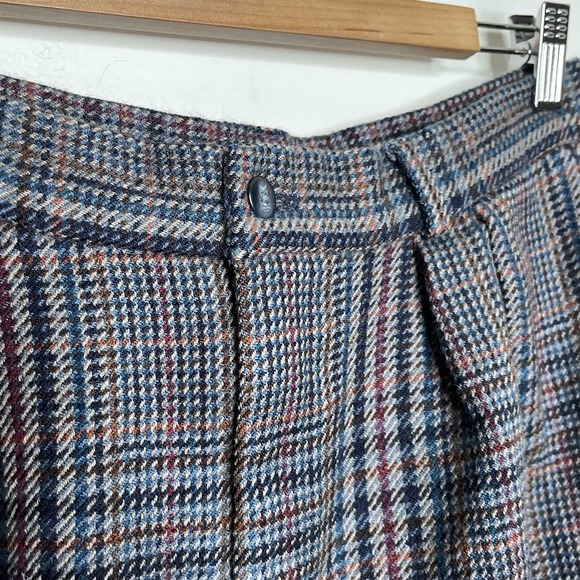 Brooks Brothers Vintage Plaid Wool Midi Skirt Womens 16 Academia Preppy Heritage - Picture 4 of 12